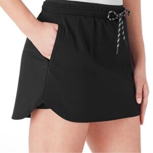 Members Mark Moisture Wick Skort Women Size L Inner Short Woven Trek Pocket